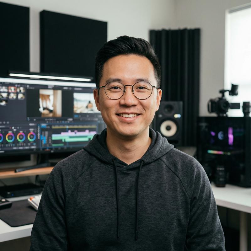 男同网剪辑师张浩然